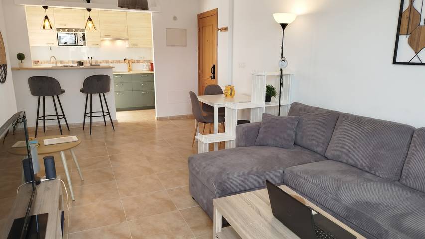 Apartamento entero, Apartamento Los Geraneos 65 m², piscina in Los Geraneos, Águilas