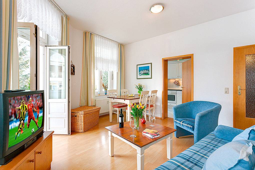 Appartement de vacances entier, Villa Minna, Whg. 2 in Göhren, Région de Rügen