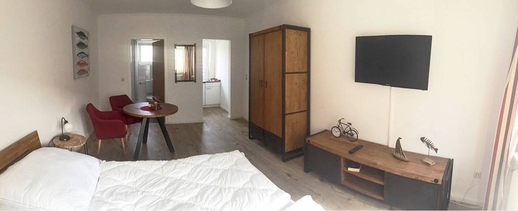 Ganze Ferienwohnung, Fewo Beckmann - 1-Raum-Fewo in Hafen Büsum, Büsum