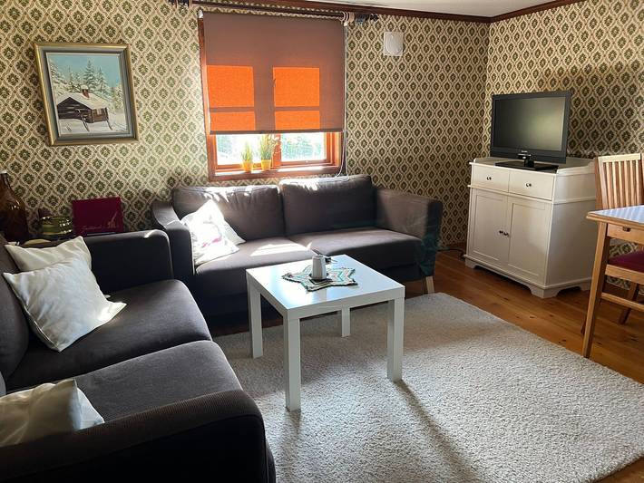 Traditional Swedish Cottage with Fireplace in Småland – Trollhus Alsterbro in Balebo, Nybro