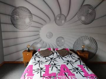 Chambre d’hôte pour 3 personnes, avec jardin ainsi que vue et terrasse à Stavelot