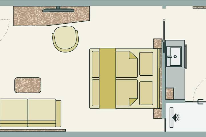 Ferienhaus für 2 Personen, mit Garten und Sauna sowie Pool - 1