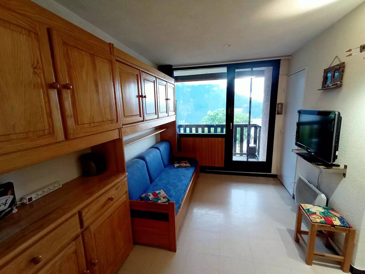 Appartement entier, Appartement 4 couchages vue sur le centre de la station 254R in Réallon, Parc national des Écrins