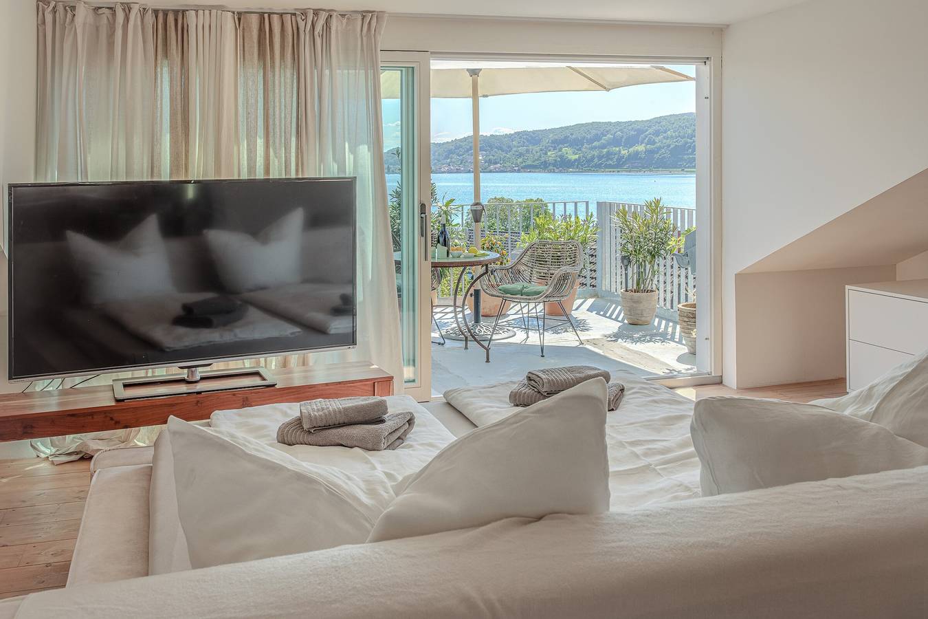 Appartement 'Seeapartment Untersee' met uitzicht op het meer, balkon en wifi, foto 7