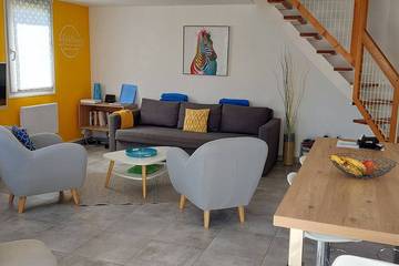 Gîte pour 6 personnes, avec terrasse et jardin dans Plage Miramar