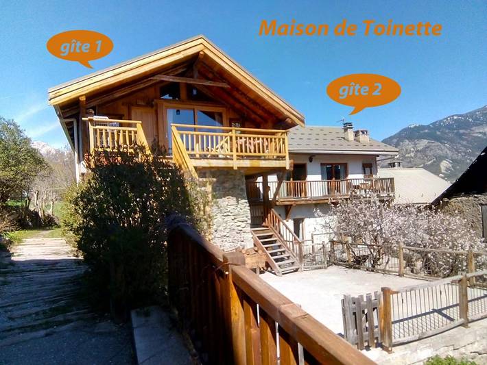 Gîte pour 6 personnes, avec balcon à Puy-Saint-André
