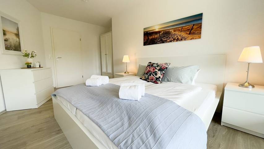 Ferienwohnung für 4 Personen, mit Ausblick und Balkon in Sahlenburg - 2