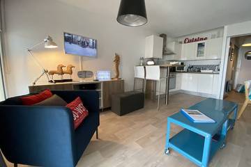 Gîte pour 4 personnes, avec terrasse dans Plage Tres-Cadec
