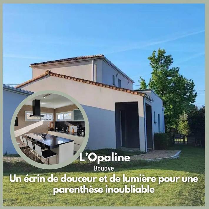 Gîte pour 10 personnes, avec terrasse et jardin à Bouaye