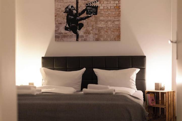 Appartement entier, ★Ko-Living V at the new theater | middle of the old town | Wifi | Up to 4 ★ in Halle, Saale-Unstrut
