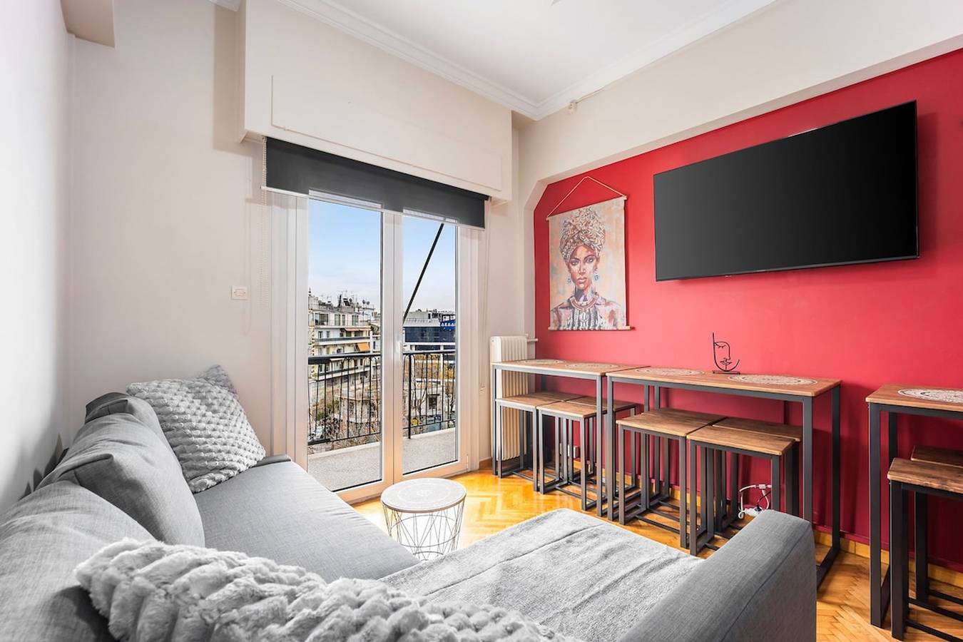 Geheel appartement, · Sunny cozy 3bd apt, just a min away to Acropolis in Centraal deel van Athene, Athene