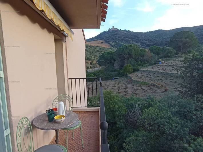Ganze Wohnung, Modernes Apartment mit Pool, Klimaanlage und Parkplatz, 300m vom Strand entfernt in La Côte Vermeille, Collioure