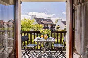 Gîte pour 4 personnes, avec balcon dans Plage du Hôme