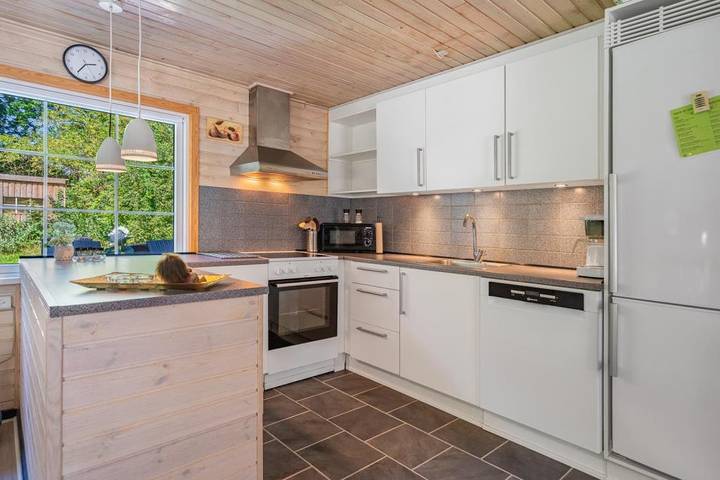 Modernes Ferienhaus für 8 Personen & 2 Hunde im beliebten Jegum Ferieland, gelegen im Hybenvangen 19 in Jegum, Varde