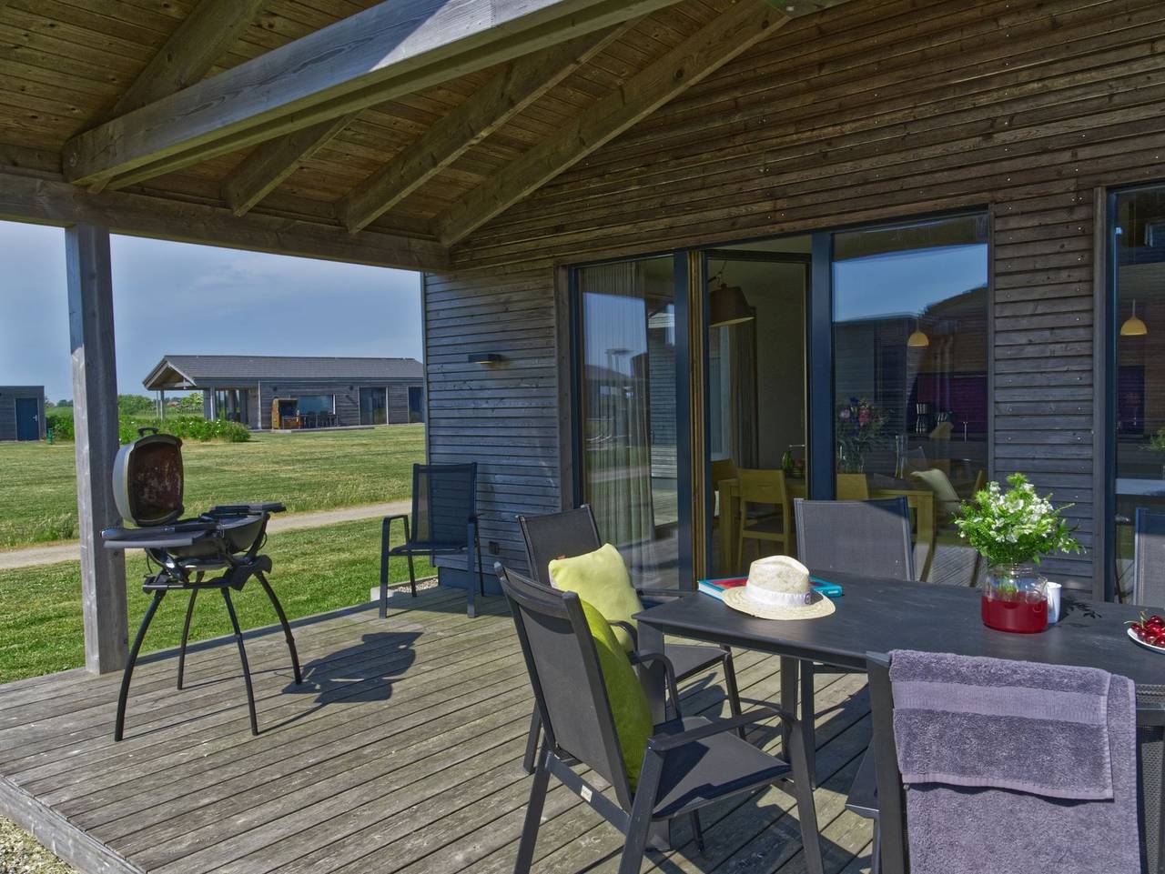 (12) Gud Jard Lodge Fellnase, Kat. Familienzeit - Designferienhaus Fellnase (12) mit exklusiver Ausstattung in Pellworm, Nordseeküste