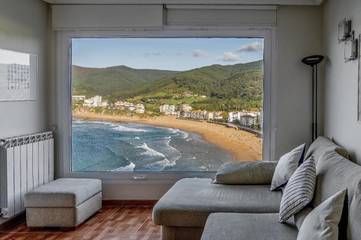 Gîte pour 4 personnes, avec balcon et vue à Bakio