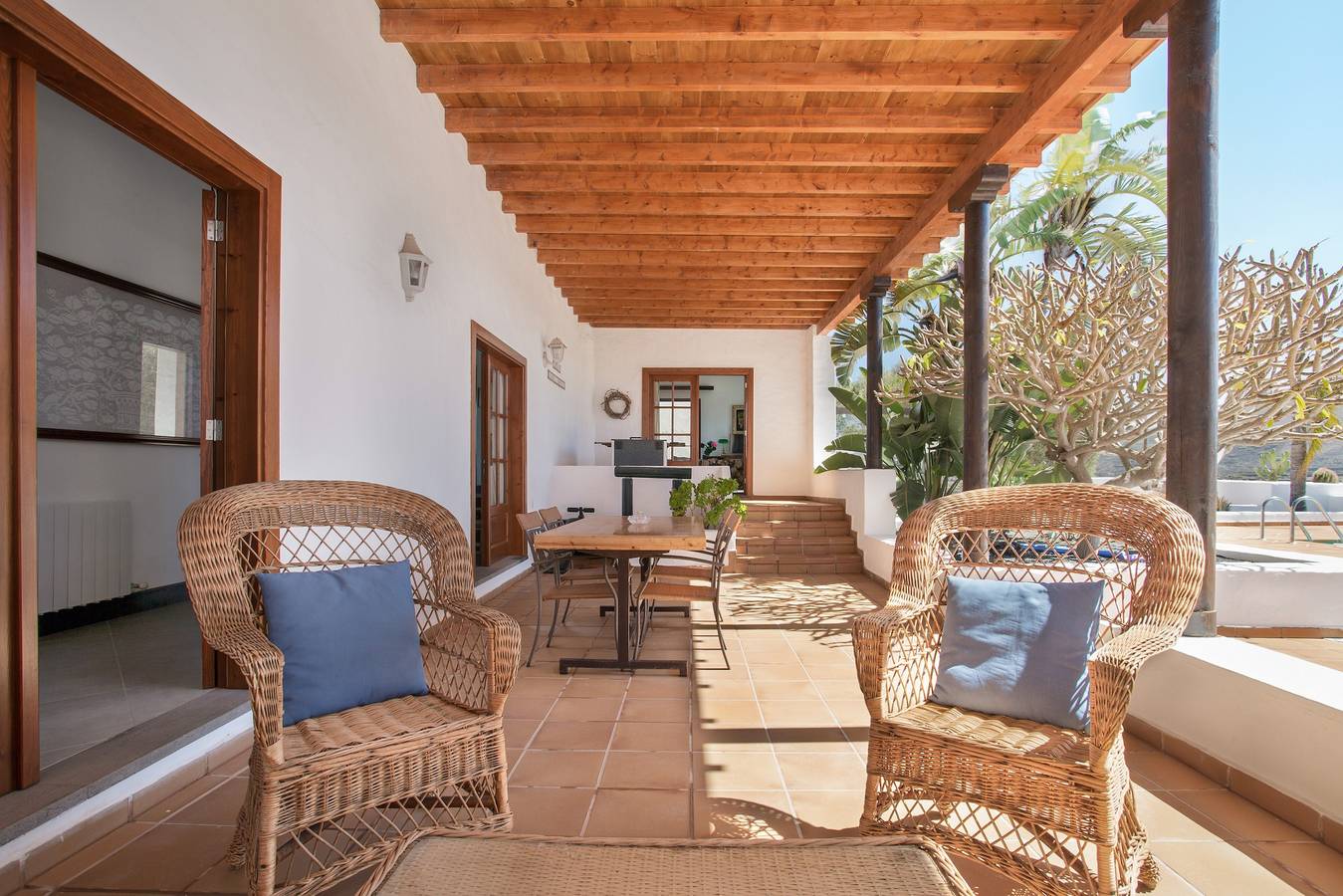 Luxueuse maison de campagne "El Quinto" avec piscine, terrasse, jardin et Wi-Fi in La Vegueta, Tinajo