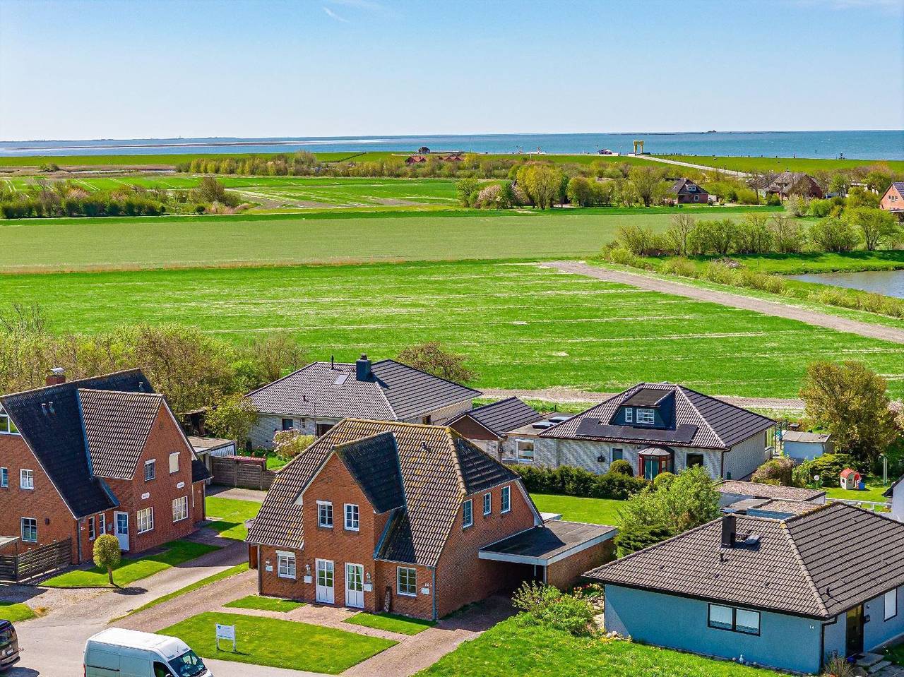 Haus Gode Tied in Nordstrand (Gemeinde), Nordseeküste