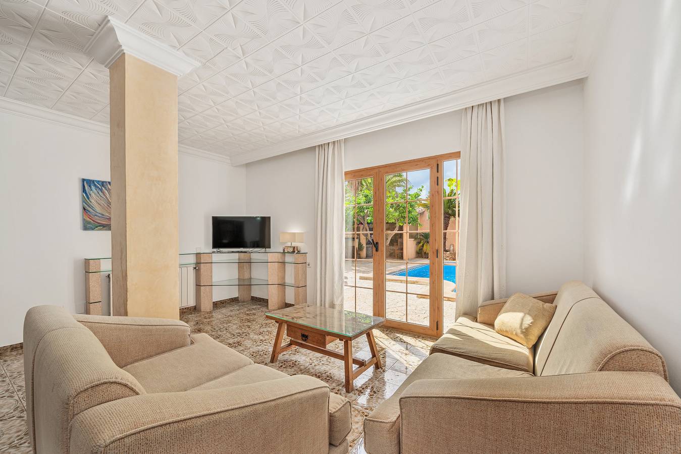 Casa de férias "C'an Crespí" com piscina privada e Wi-Fi in Consell, Maiorca Centro