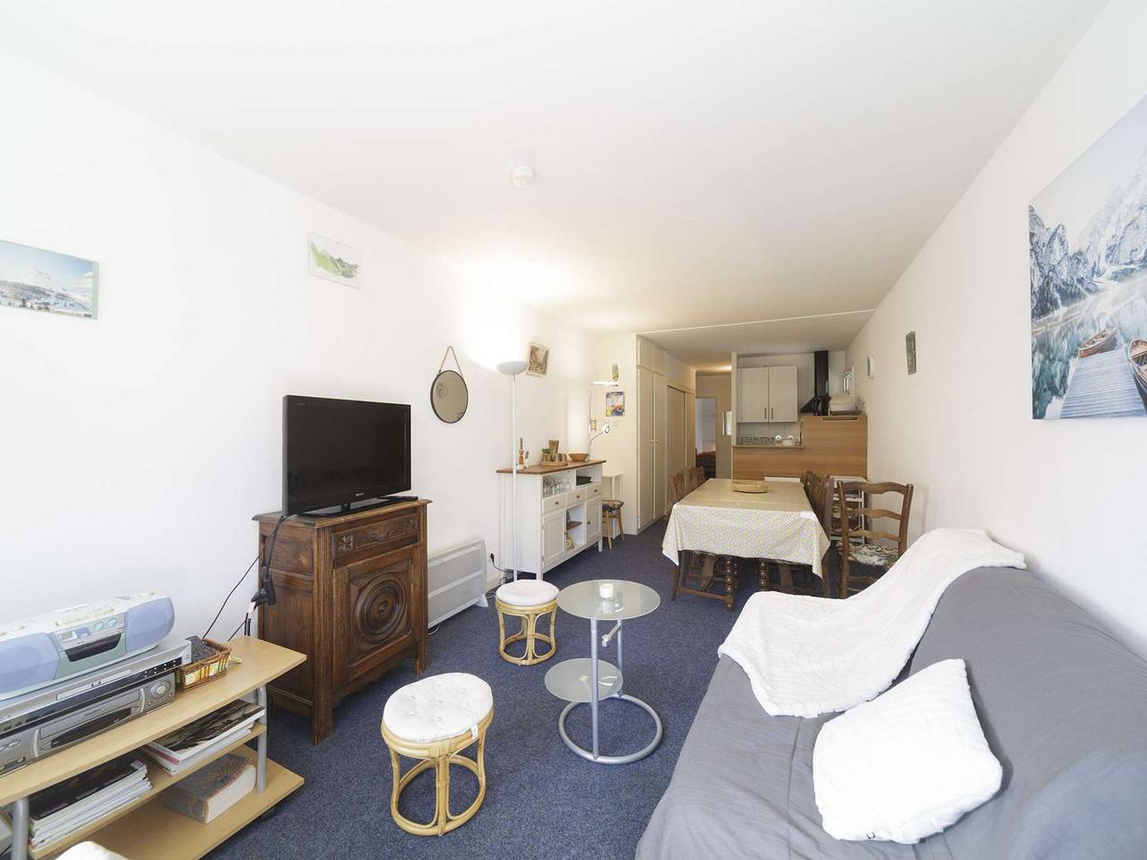 Apartamento entero, Apartamento T3 para 8 pers, 2 hab, vista a las montañas in Gourette, Eaux-Bonnes