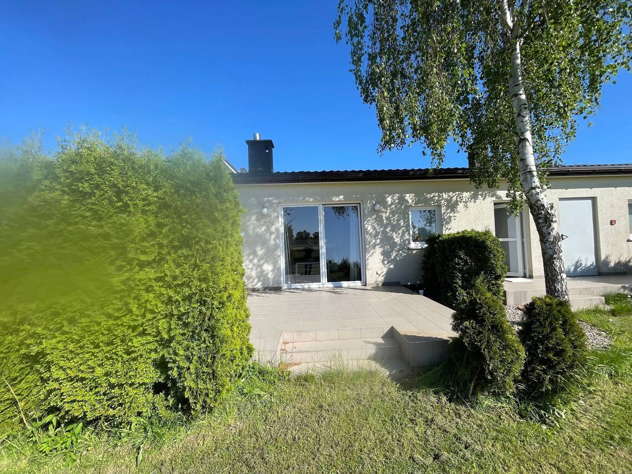 In Rozwarowo mit Schöner Terrasse in Rozwarowo, Polnische Ostsee