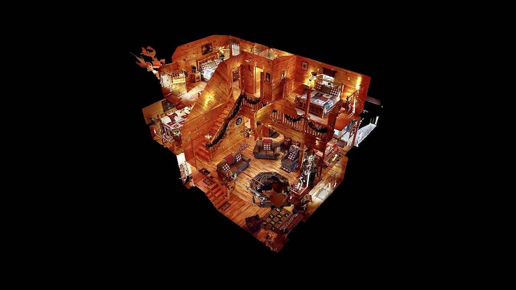 Log Cabin for 12 Guests in Sevier County