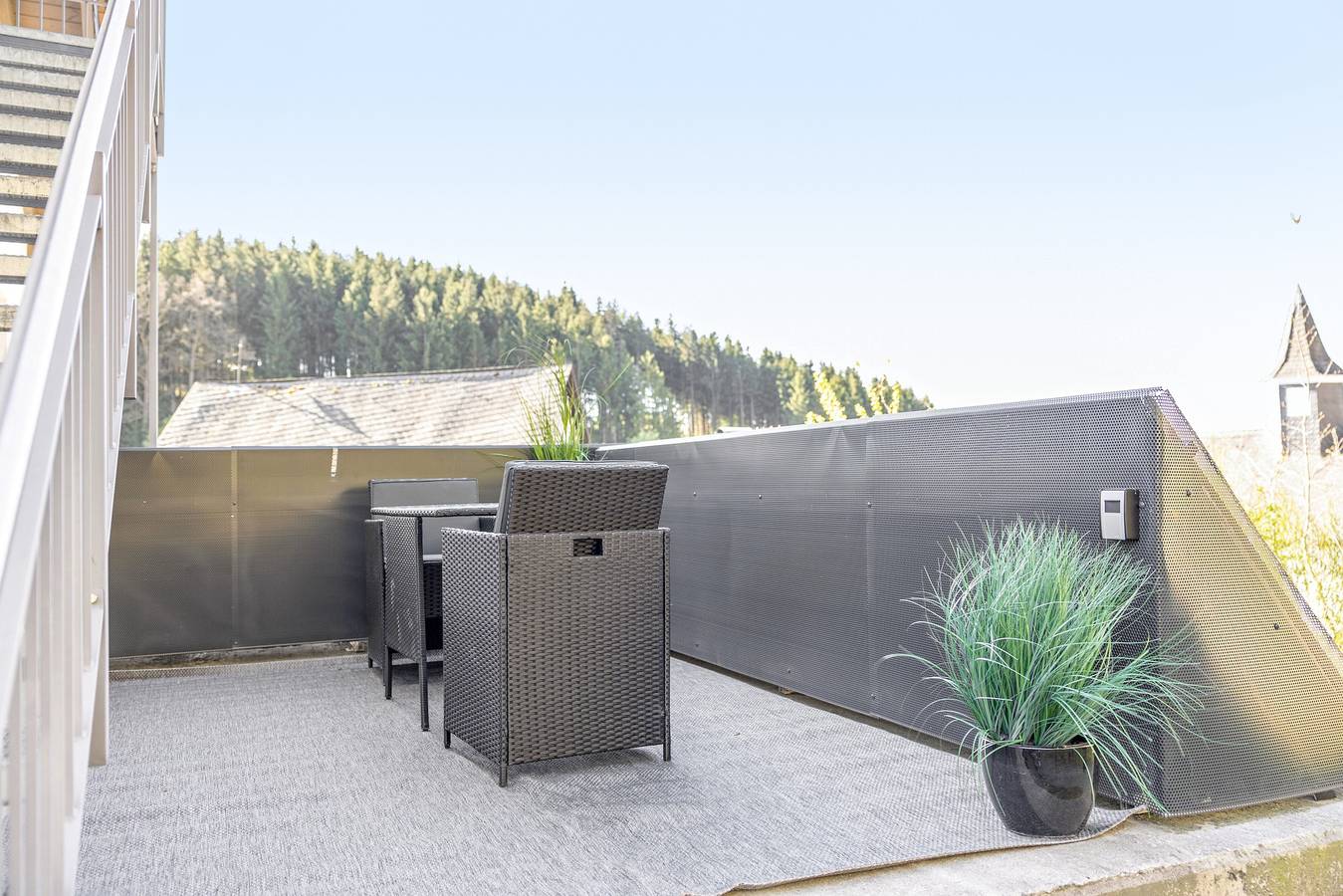 Apartamento entero, Apartamento 'Waldquartier Huxel' con terraza compartida, wifi y aire acondicionado in Schmallenberg, Hochsauerlandkreis