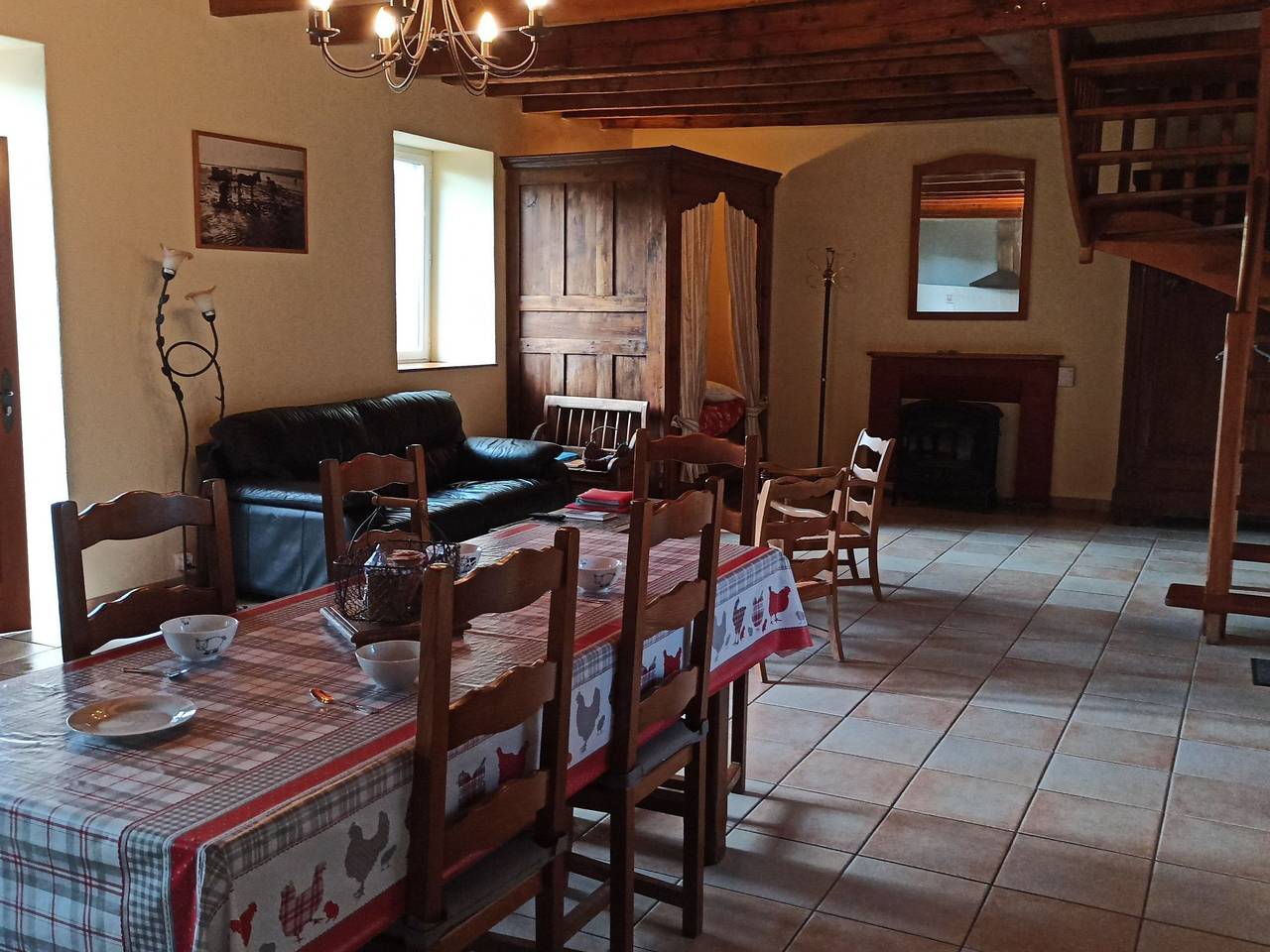 "Der Bauernhof des Vaters" in Kermoroc'h, Région de Guingamp