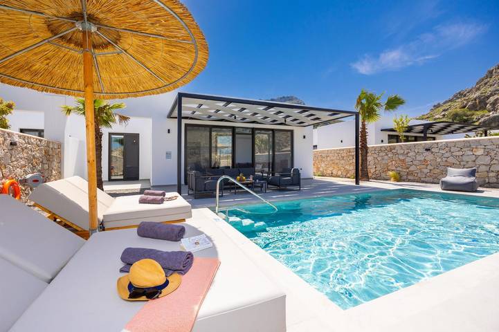 Villa per 4 persone, con giardino e terrazza in Rodi