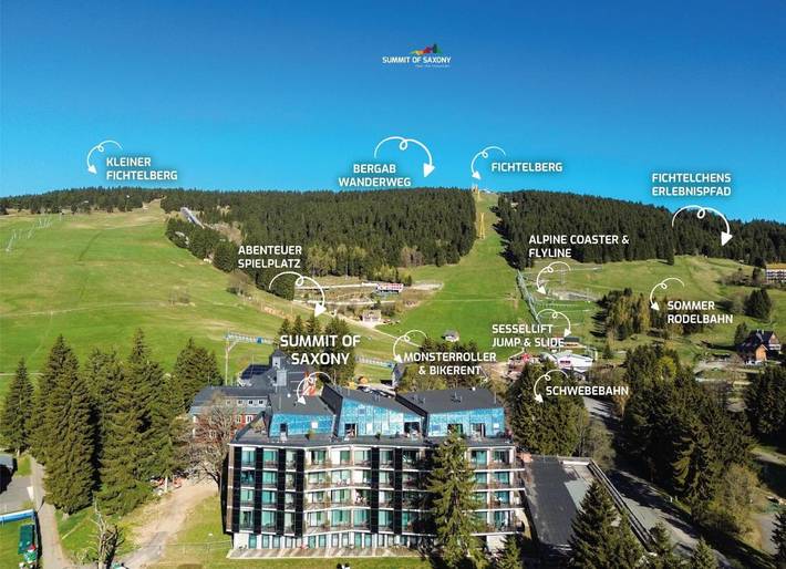 Ferienwohnung für 2 Personen, mit Balkon und Terrasse sowie Garten und Sauna in Oberwiesenthal