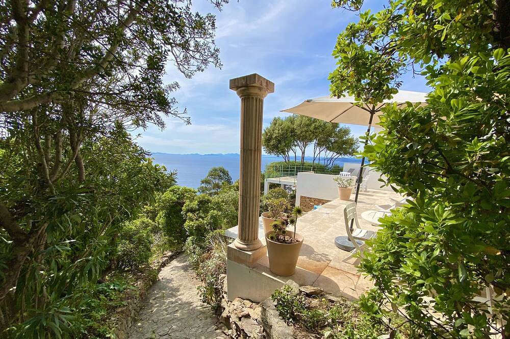 Budeiya - Haus mit Panoramablick auf das Meer in Hyeres, Île Du Levant