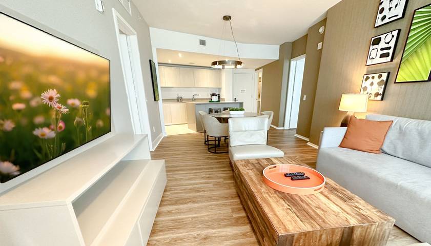 Apartamento de vacaciones para 6 personas, con piscina además de balcón y jardín, Familias con niños - 1