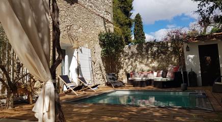 Chambre d’hôte pour 4 personnes, avec piscine ainsi que jardin et sauna, animaux acceptés à Cuxac-d'Aude