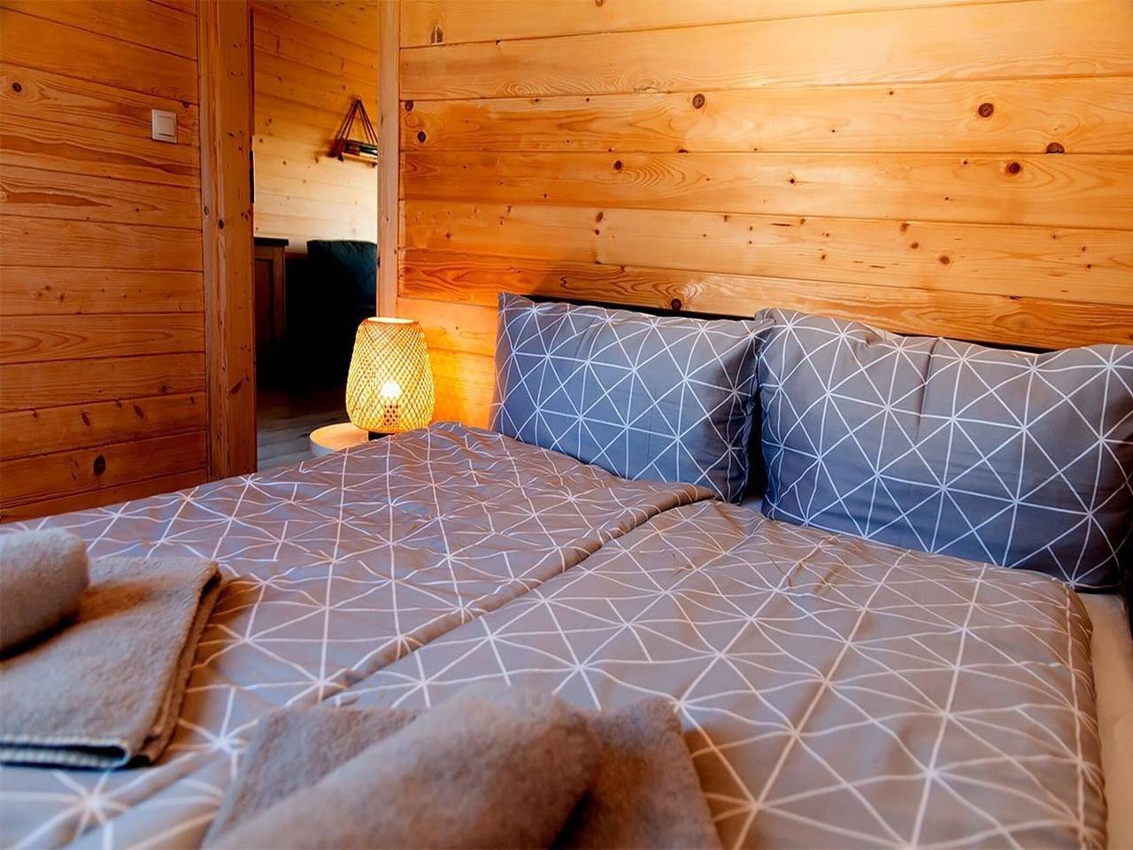 Ferienhäuser mit Pool, Sauna und Whirlpool in Gaski, Powiat Koszaliński