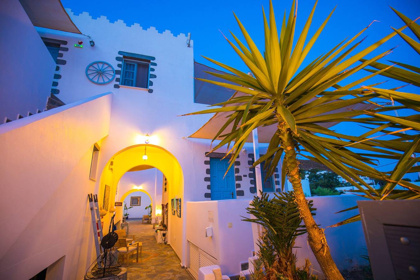 Maison de vacances 'Pico Bello Patmos 24' avec vue sur les montagnes, Wi-Fi et climatisation in Dodécanèse