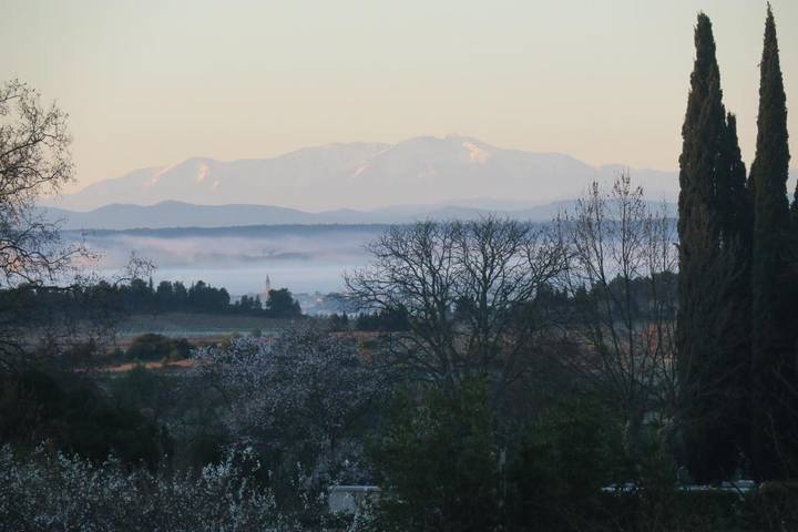 Location de vacances pour 3 personnes, avec vue et jardin à Azillanet - 2