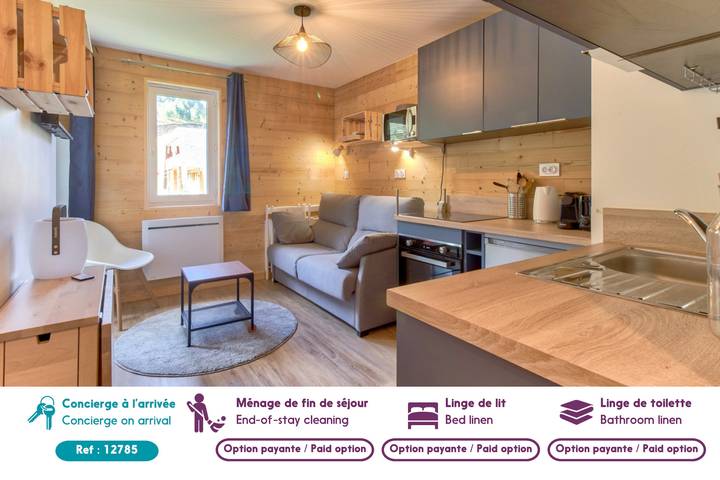 Chalet pour 4 personnes, avec balcon, adapté aux familles dans les Hautes-Pyrénées - 2