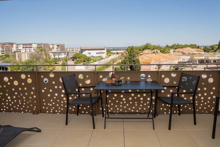 Ferienwohnung für 2 Personen, mit Terrasse in Sete - 3