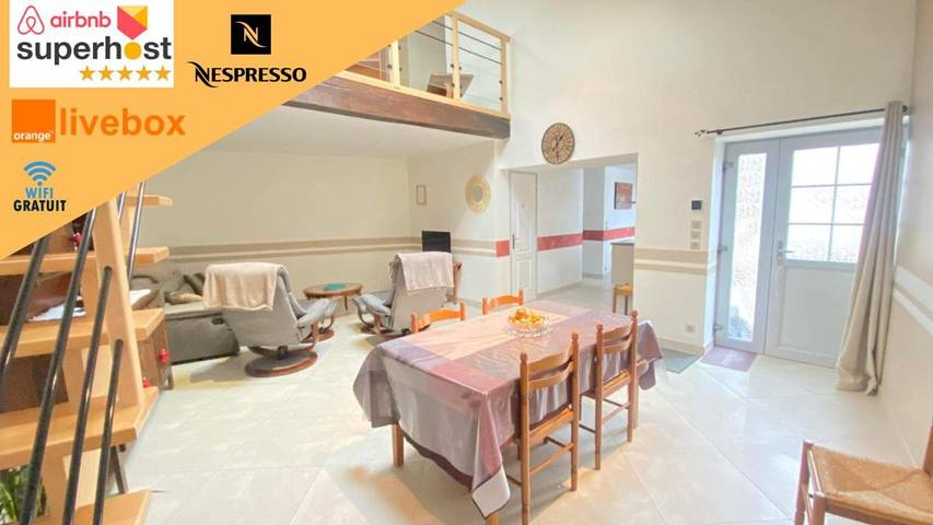 Maison de vacances pour 7 personnes, avec Balcon et Terrasse