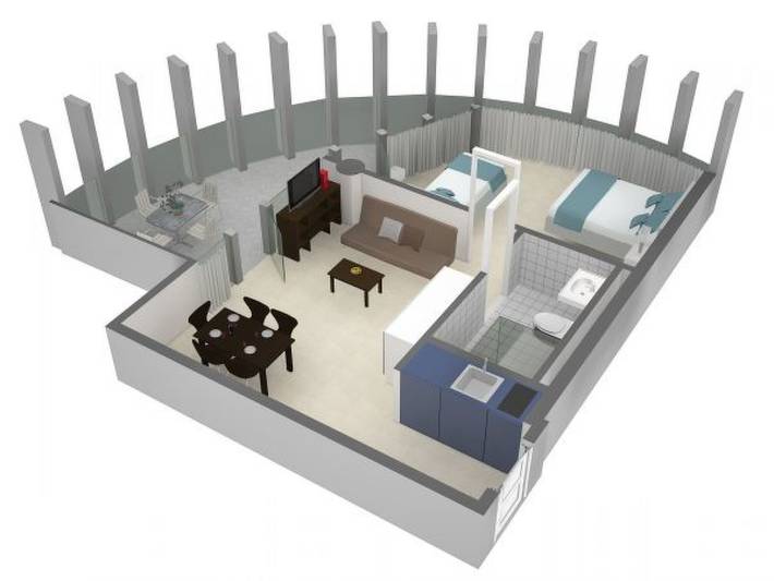 Ferienwohnung für 5 Personen, mit Balkon, mit Haustier in Luzern - 3