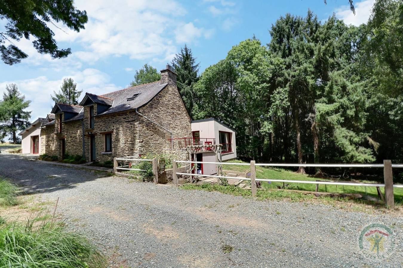 L'étang du Val in Guignen, Région de Redon
