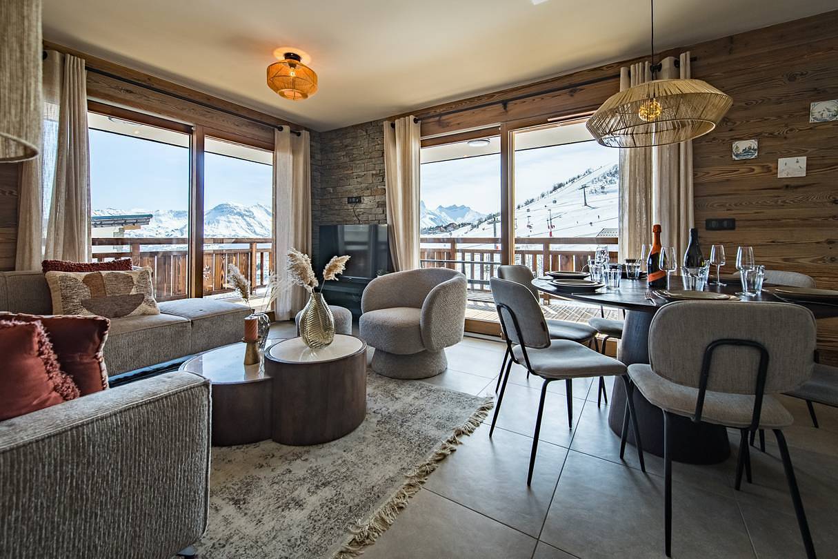 Apartamento vacacional entero, Apartamento de vacaciones para 6 personas con balcón/terraza in La Toussuire, Fontcouverte-la Toussuire