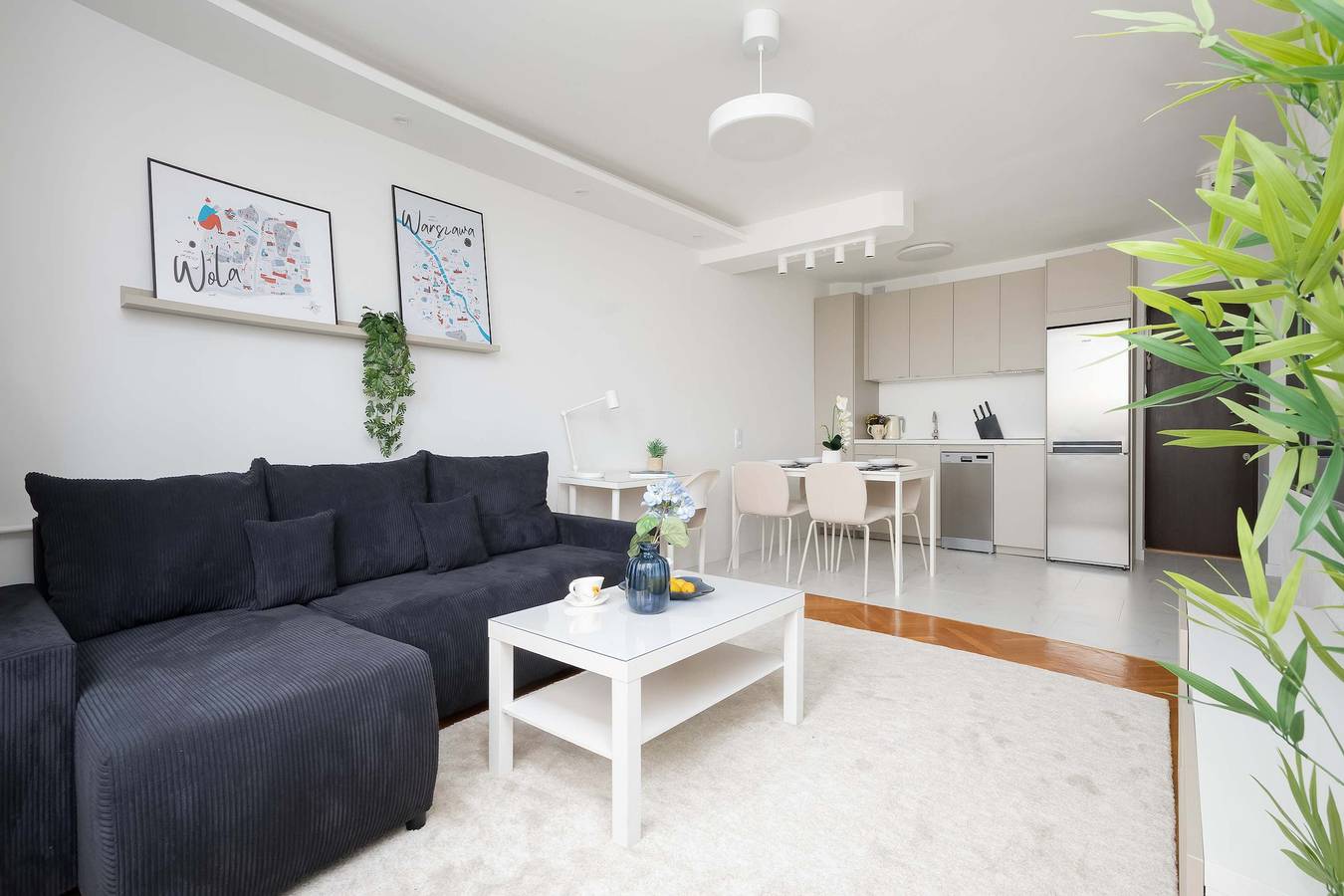 Ganze Wohnung, Modern Apartment with a Desk | Air Conditioning | Downtown in Warschau, Masowien