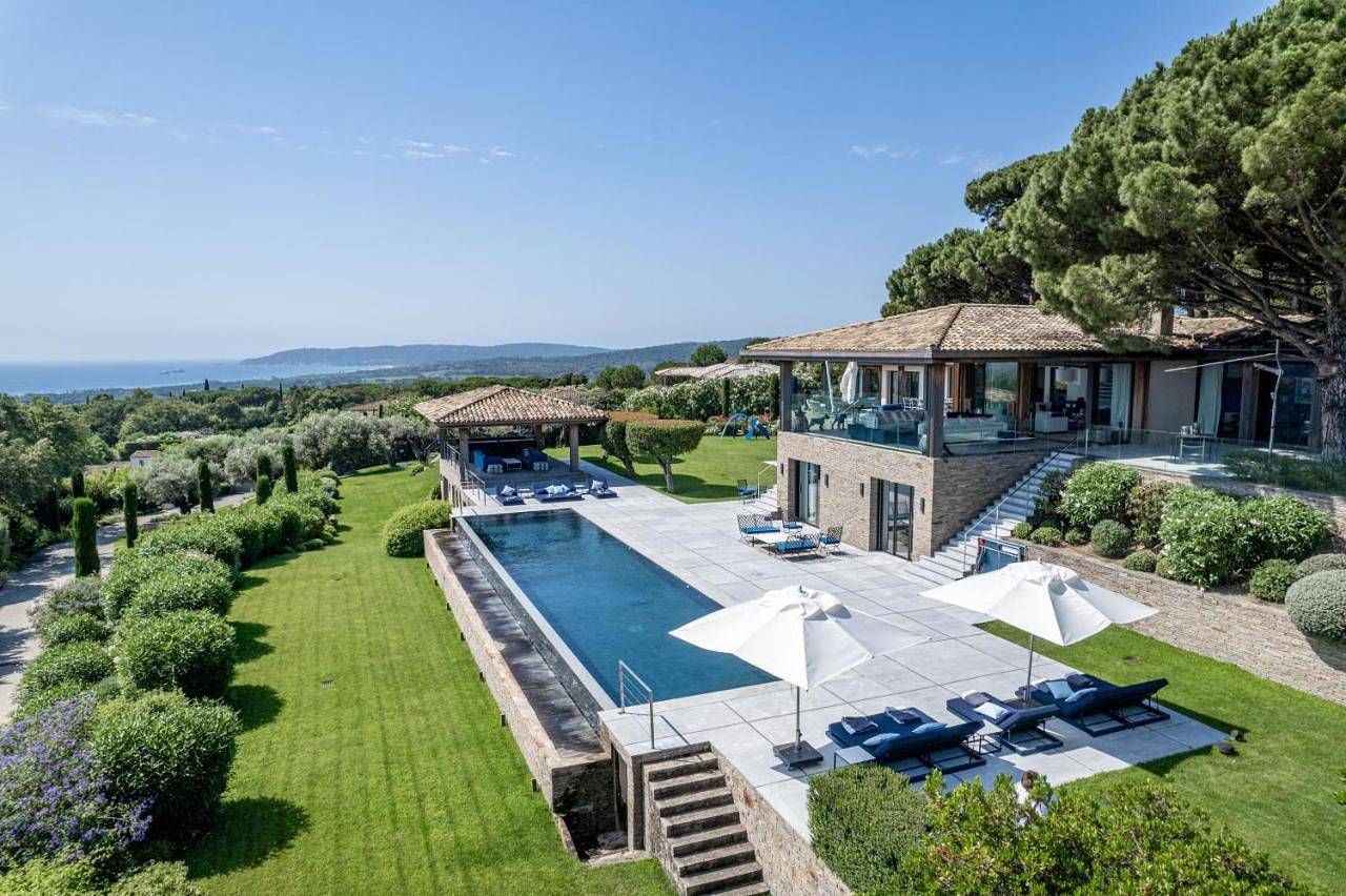 Somptueuse villa vue sur mer avec piscine in Saint-Tropez, Mittelmeerküste (Frankreich)
