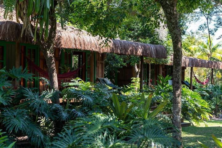 Casas e apartamentos de temporada para 2 pessoas, com jardim e vista em Maraú