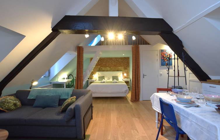 Ganze Ferienwohnung, Gemütliche Wohnung in Honfleur: TV, WiFi, Parkplatz in Honfleur, Lisieux und Umgebung