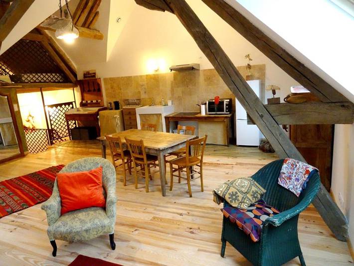 Chambre d’hôte pour 4 personnes, avec vue et jardin, adapté aux familles à Saint-Sauveur-en-Puisaye - 3