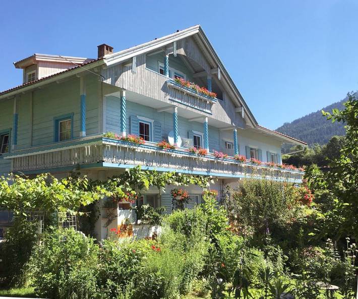 Ferienwohnung für 2 Personen, mit Garten und Ausblick