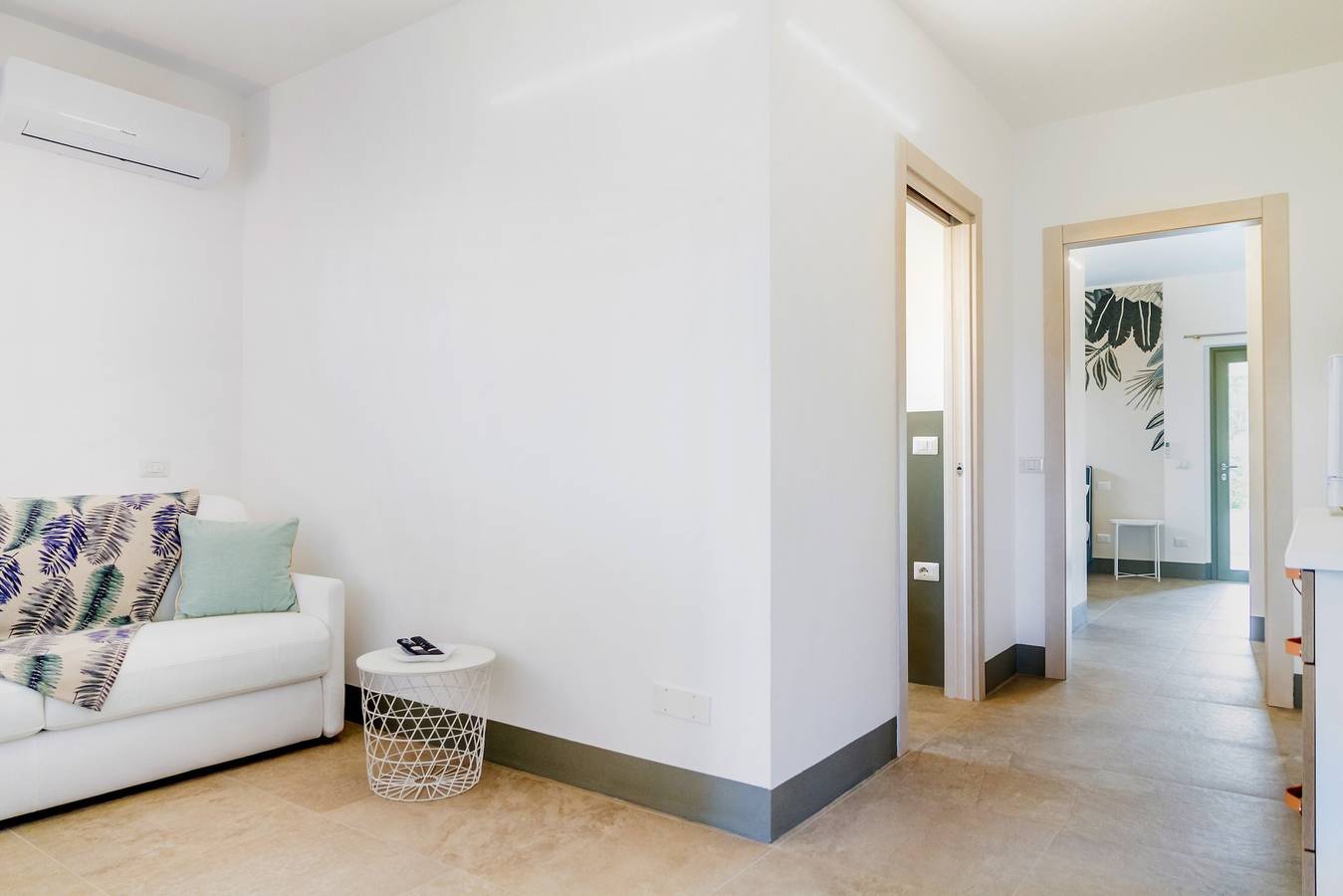 Ganze Wohnung, 'Casale Lorenzo - Appartement 1' mit privater Terrasse, Gemeinschaftsgarten und Klimaanlage in Orbetello, Grosseto Provinz