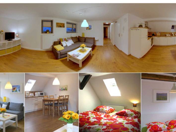 Ganze Ferienwohnung, Ferienwohnungen im Haus  Zur güldenen Schaar - Fewo 3 Löwenzahn  / 1. Og rechts in Altstadt (Erfurt), Erfurt
